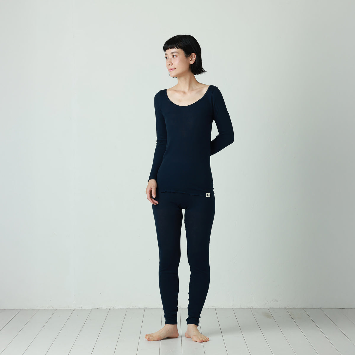 コットン・ガーゼ 10分丈 ボトムス