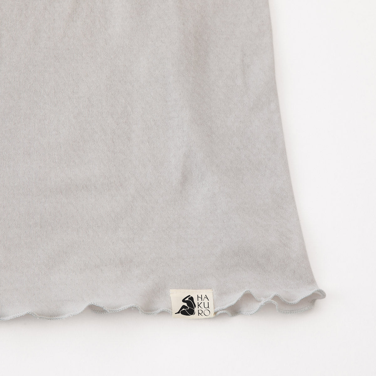 コットン・ガーゼ タンクトップ バレエネック