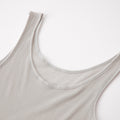 コットン・リブ タンクトップ バレエネック