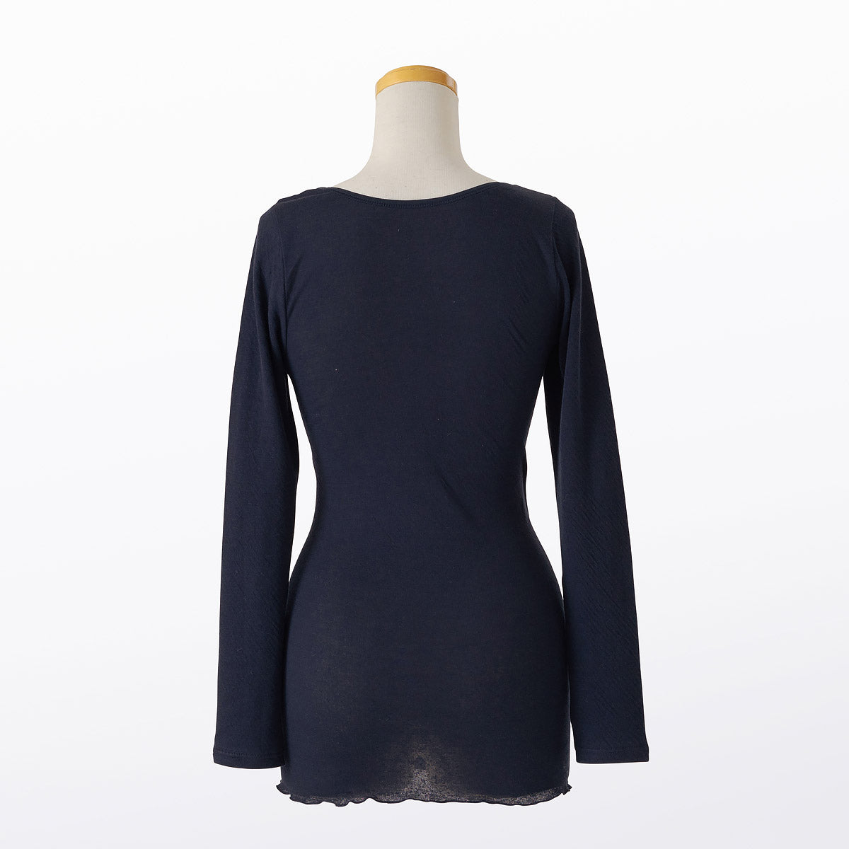 コットン・ガーゼ 10分袖 クルーネック