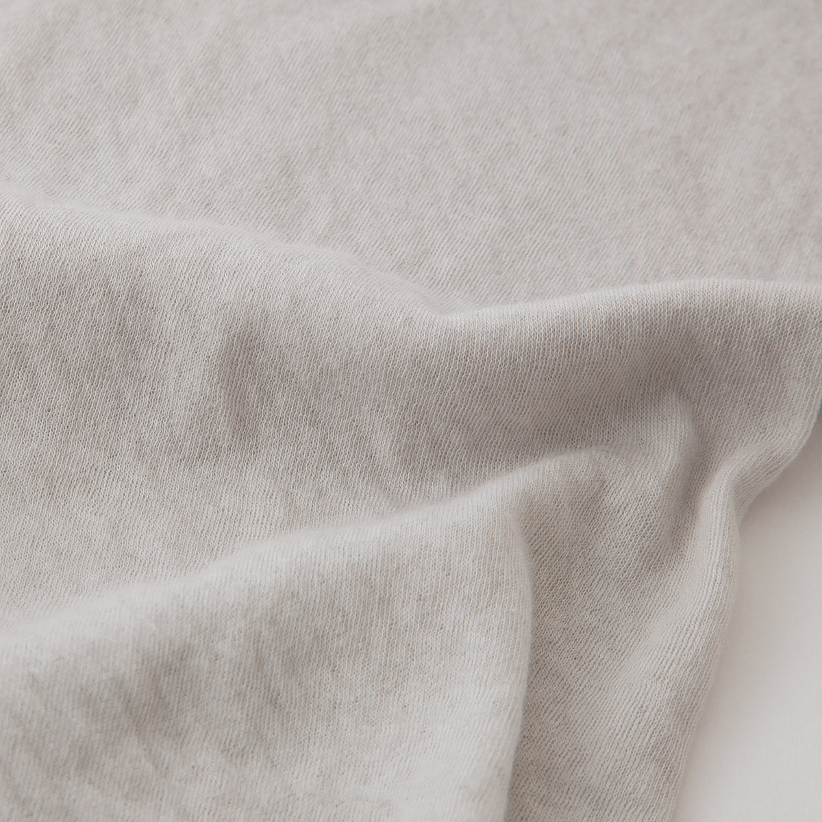 コットン・ガーゼ 10分袖 クルーネック
